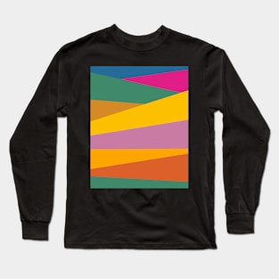 Abstract pattern 80s style Long Sleeve T-Shirt